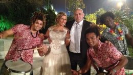 מתופפים ברזילאים בחתונה